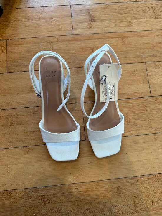 a new day Shoes - `A New Day White Heels